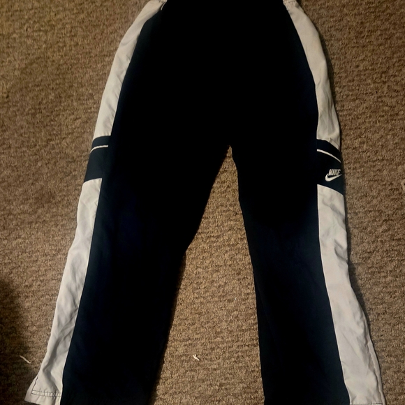Nike Kids Black and Gray Track Pants - Picture 1 of 4